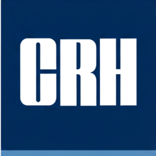 Logo of CRH (Cement Roadstone Holding), a leading global building materials group that relies on the Staminair Vortex Blastair Air Cannon system for efficient material build-up removal and maximized plant efficiency.