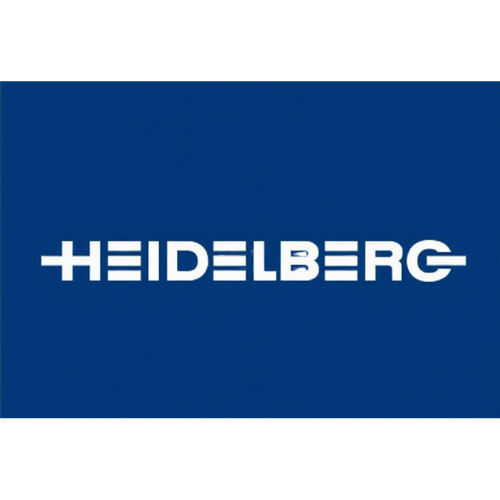 Heidelberg logo, representing proven quality and reliance on Staminair's air blaster solutions for material flow issues in the international cement industry.