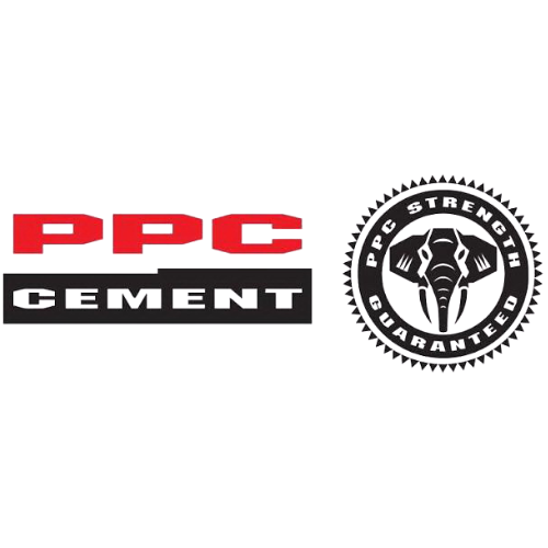 Logo of PPC Cement, a major client that trusts the Staminair Vortex Blastair Air Cannon system for guaranteed strength and efficient material build-up removal.