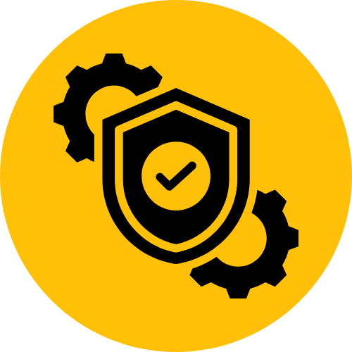 Industrial icon symbolizing the guaranteed long service life and high reliability of Staminair flow solutions.