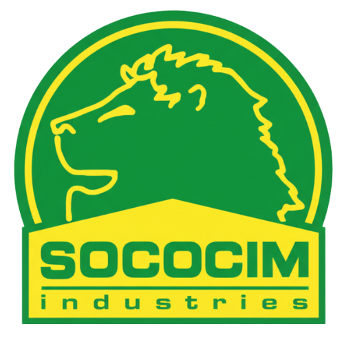 SOCOCIM Industries logo, representing trust in Staminair's proven air blaster solutions for material flow issues in the global cement and manufacturing industries.